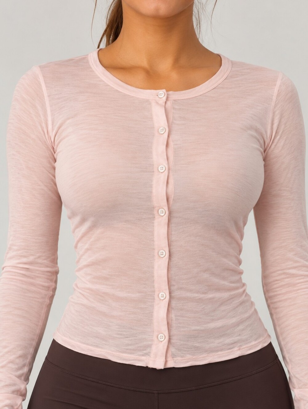 Skims Sheer Modal Cardigan Primrose Pink XSmall NWT